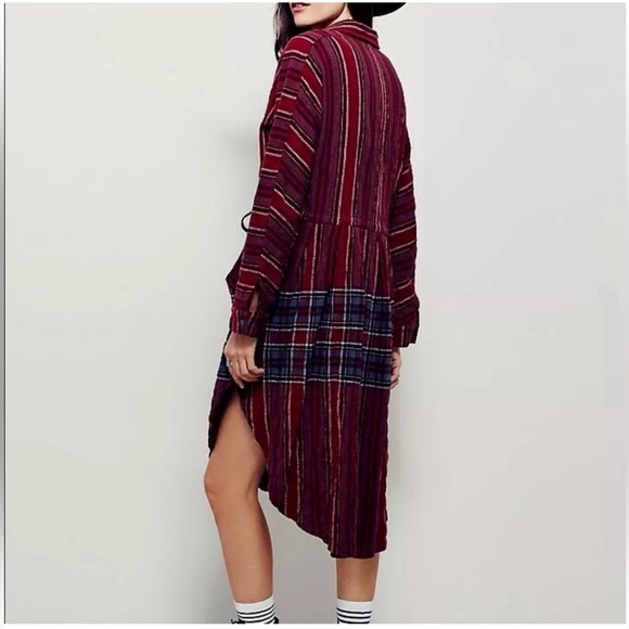 Free People Ray of Light Button Down Dress - Picture 2 of 7